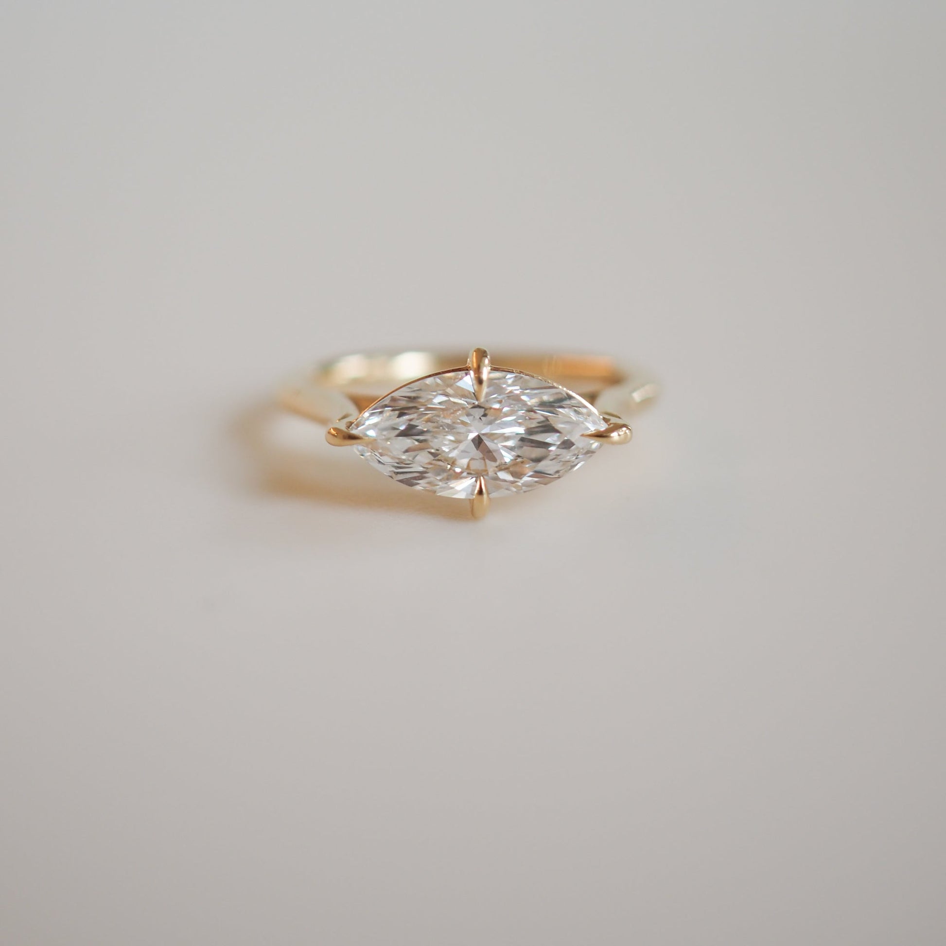 2 CT Emerald Pave Moissanite Engagement Ring