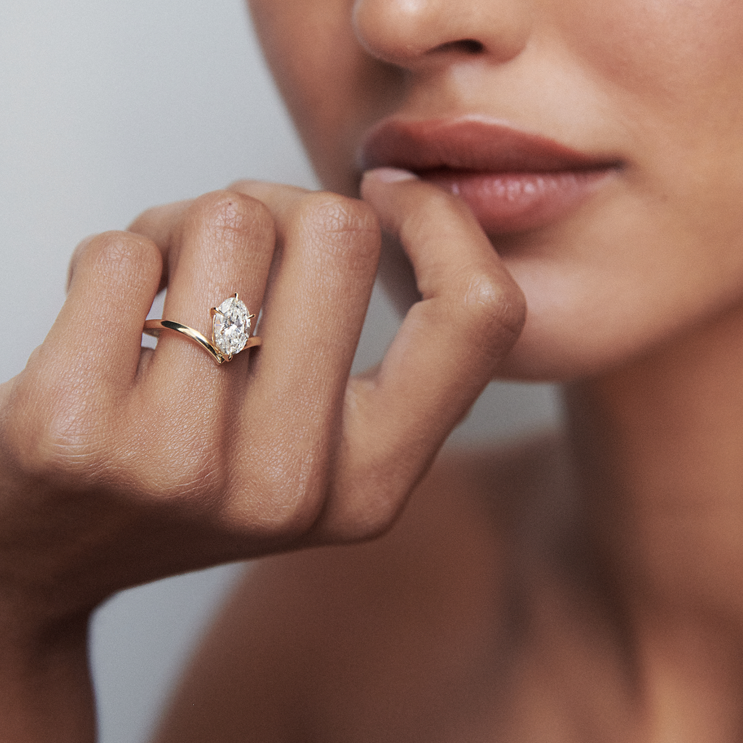 2 CT Emerald Pave Moissanite Engagement Ring