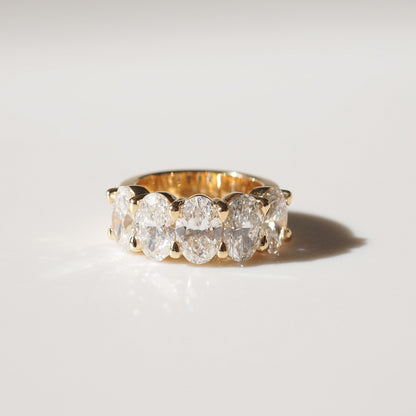 2 CT Emerald Pave Moissanite Engagement Ring