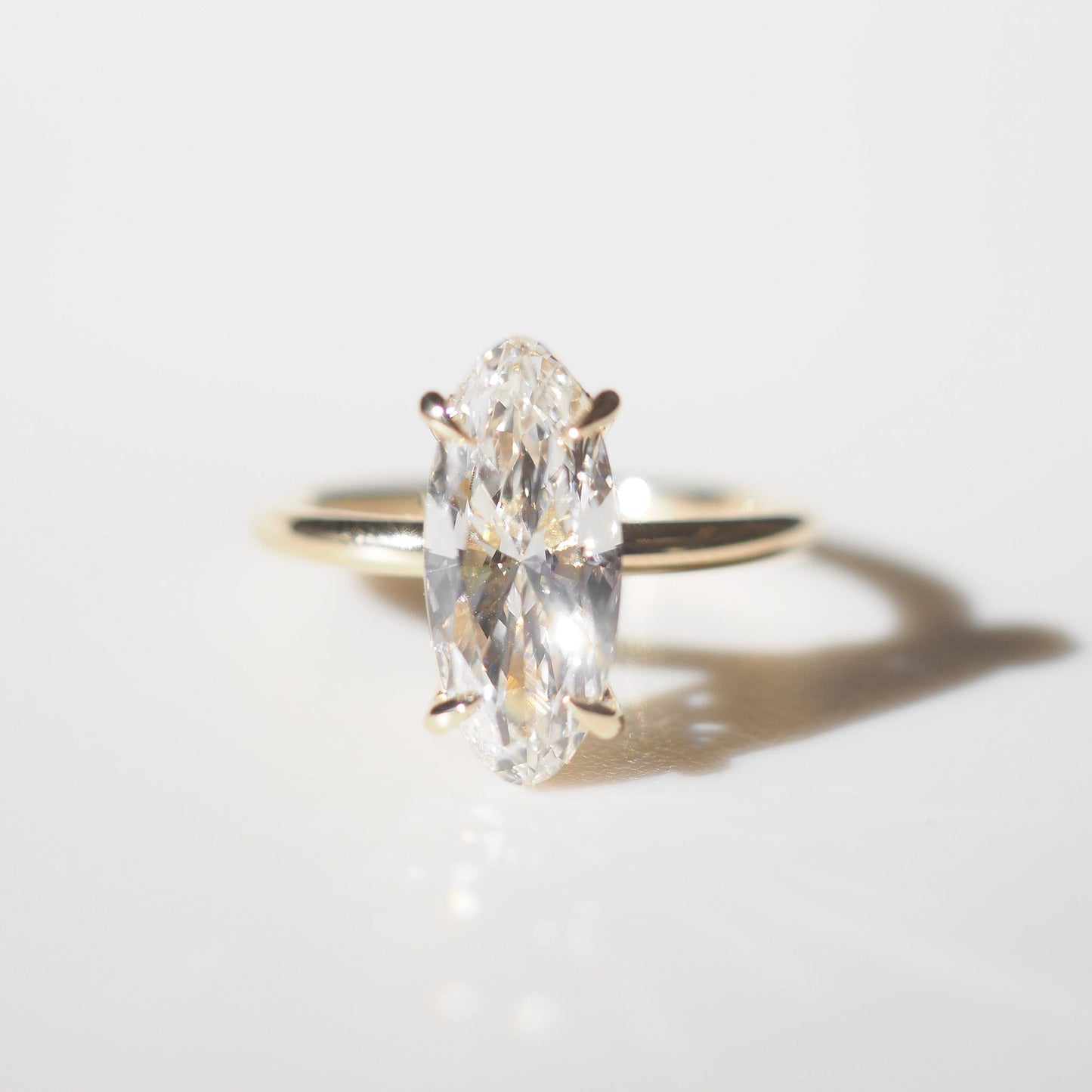 2 CT Emerald Pave Moissanite Engagement Ring