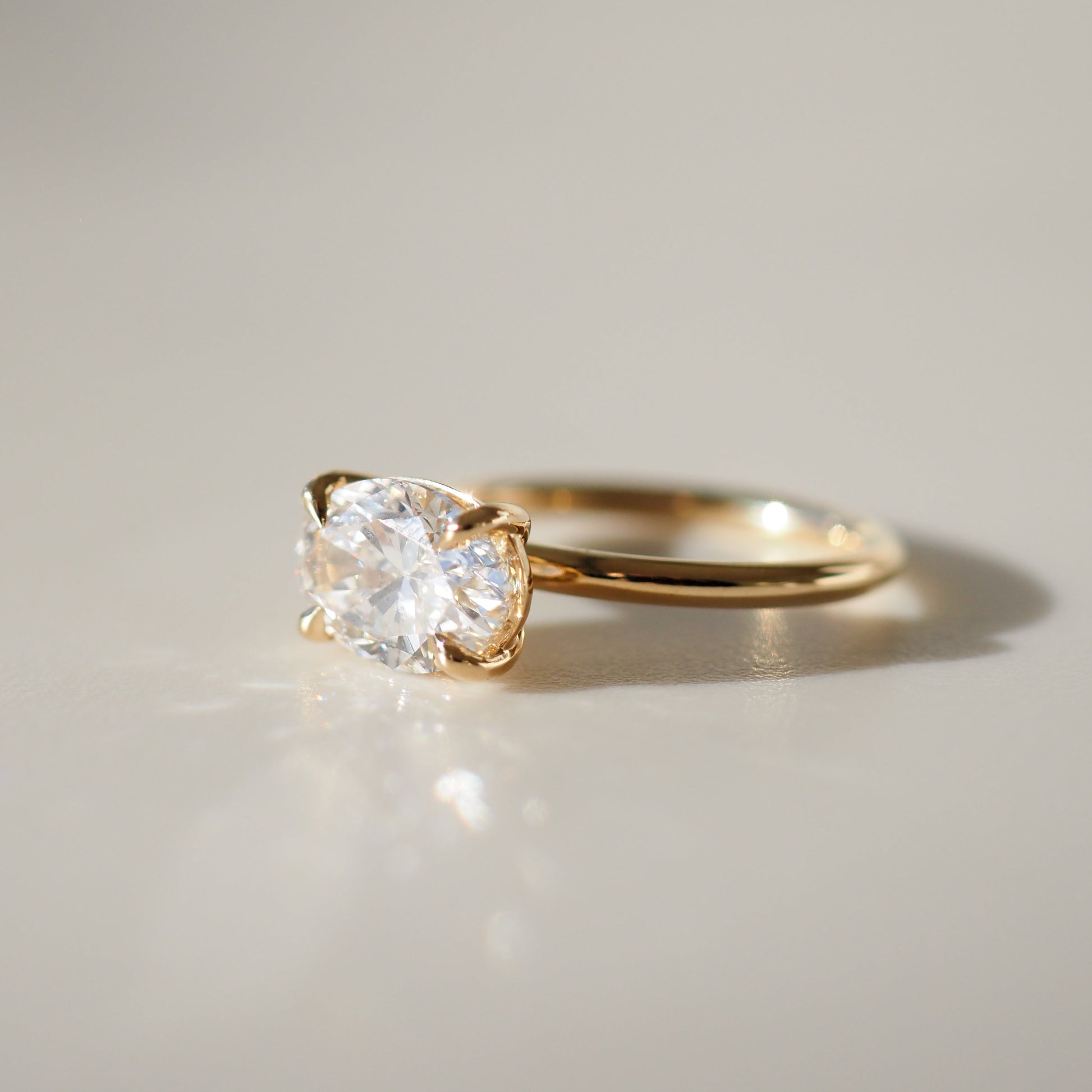2 CT Emerald Pave Moissanite Engagement Ring