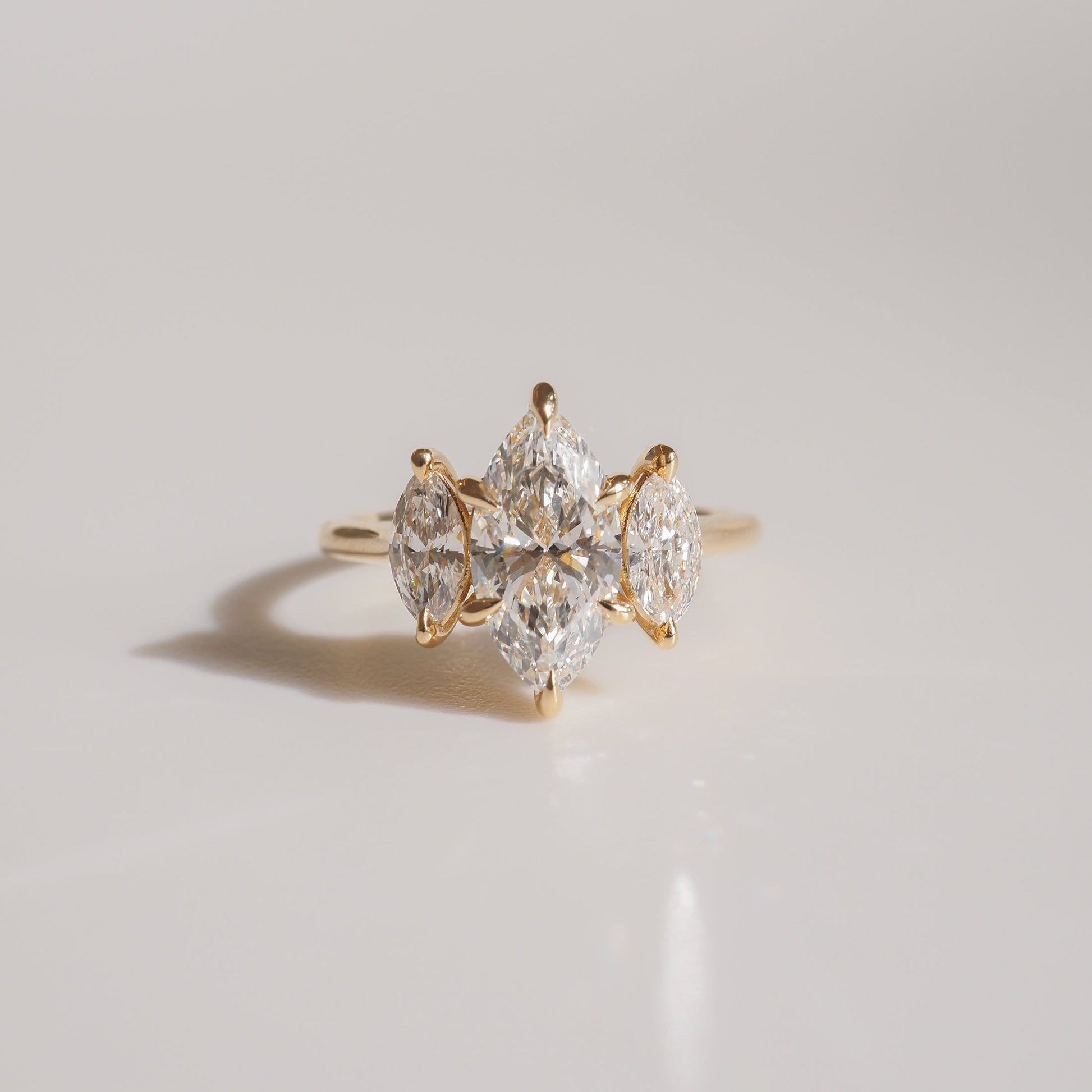 2 CT Emerald Pave Moissanite Engagement Ring