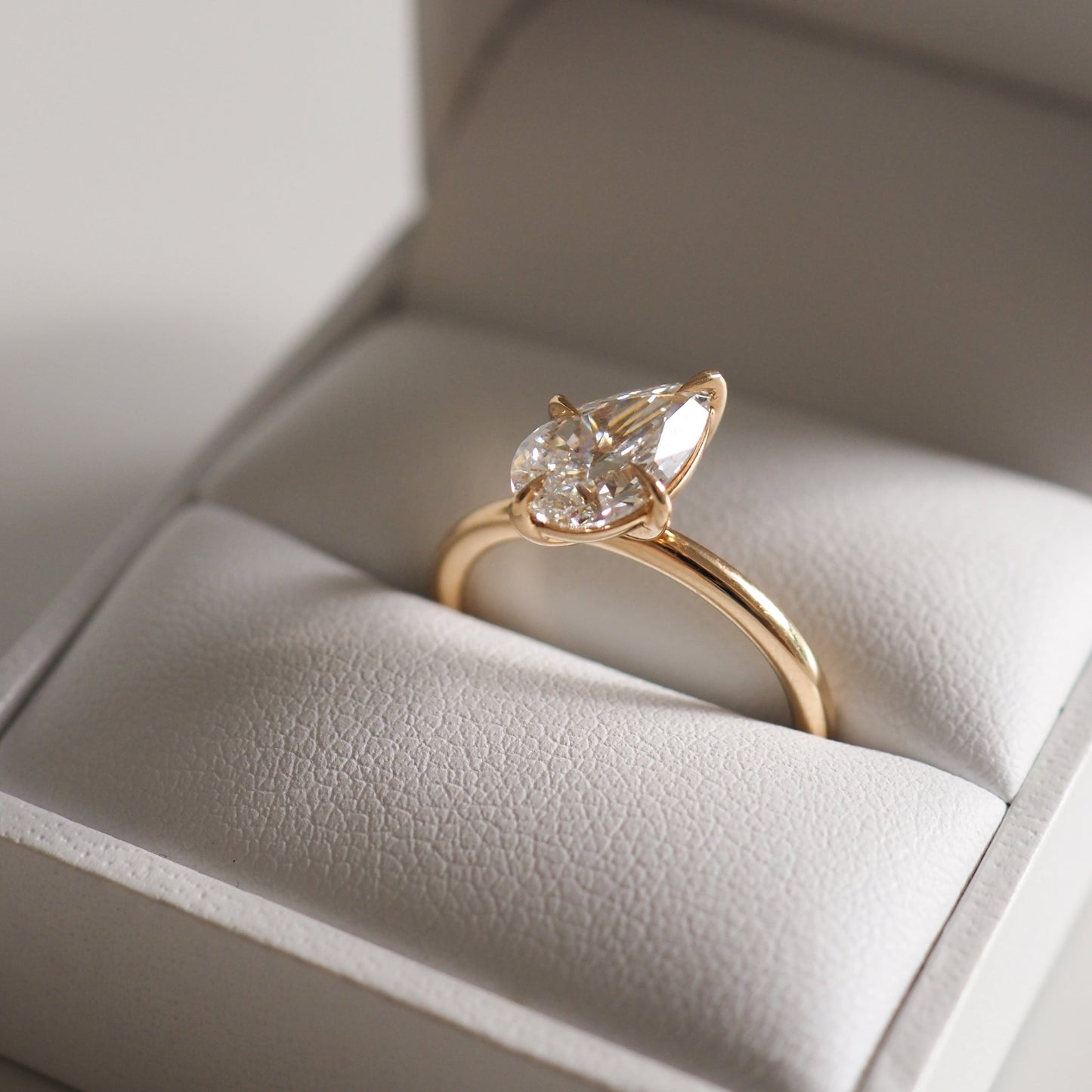 2 CT Emerald Pave Moissanite Engagement Ring