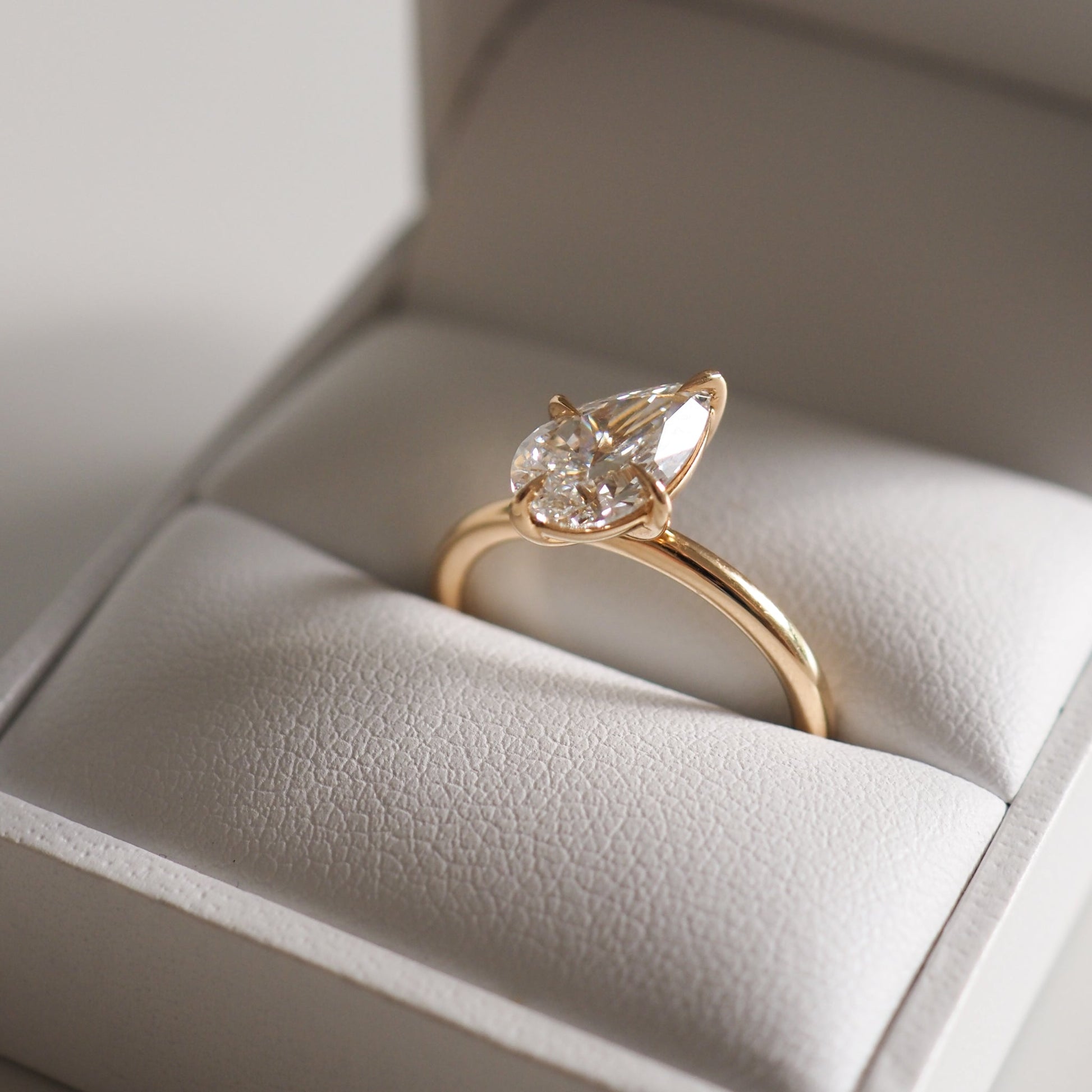 2 CT Emerald Pave Moissanite Engagement Ring