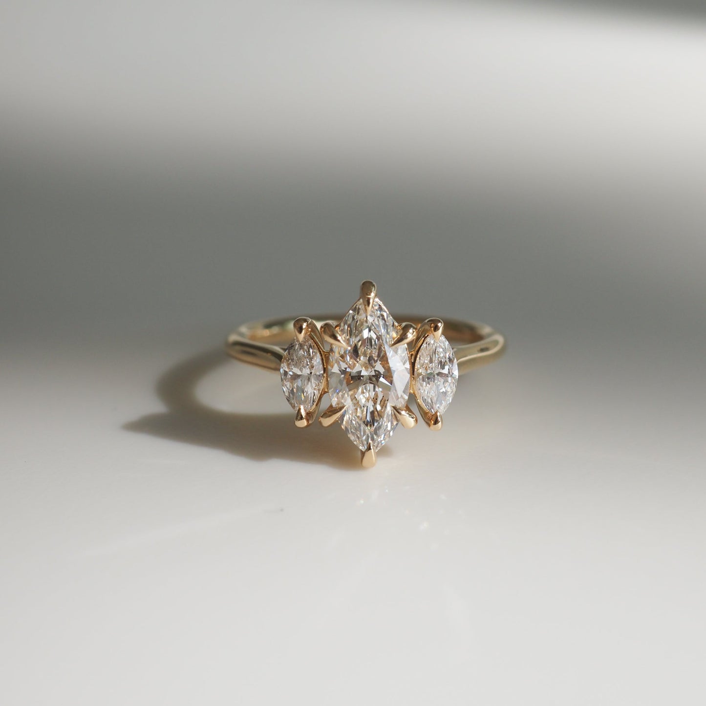 2 CT Emerald Pave Moissanite Engagement Ring