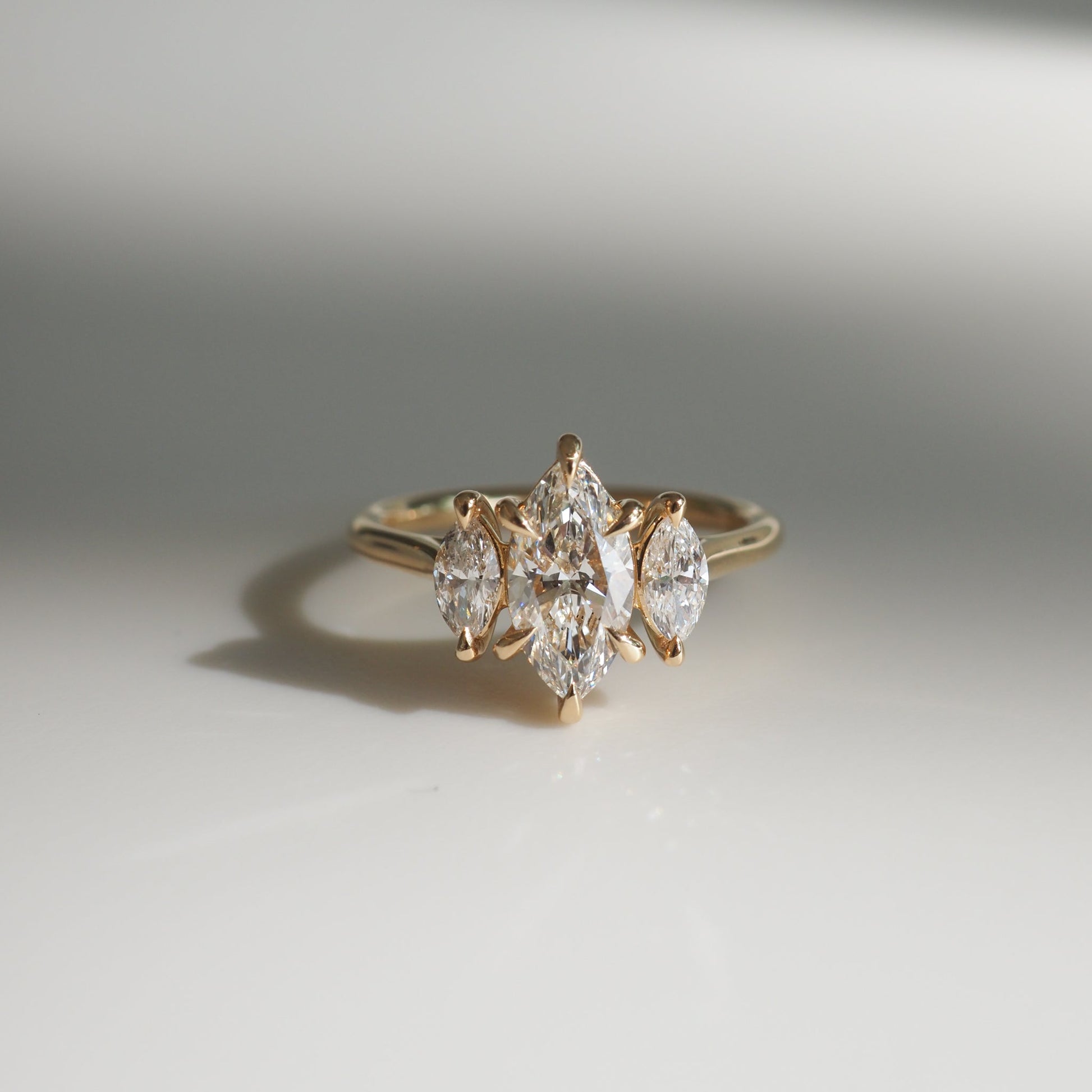 2 CT Emerald Pave Moissanite Engagement Ring