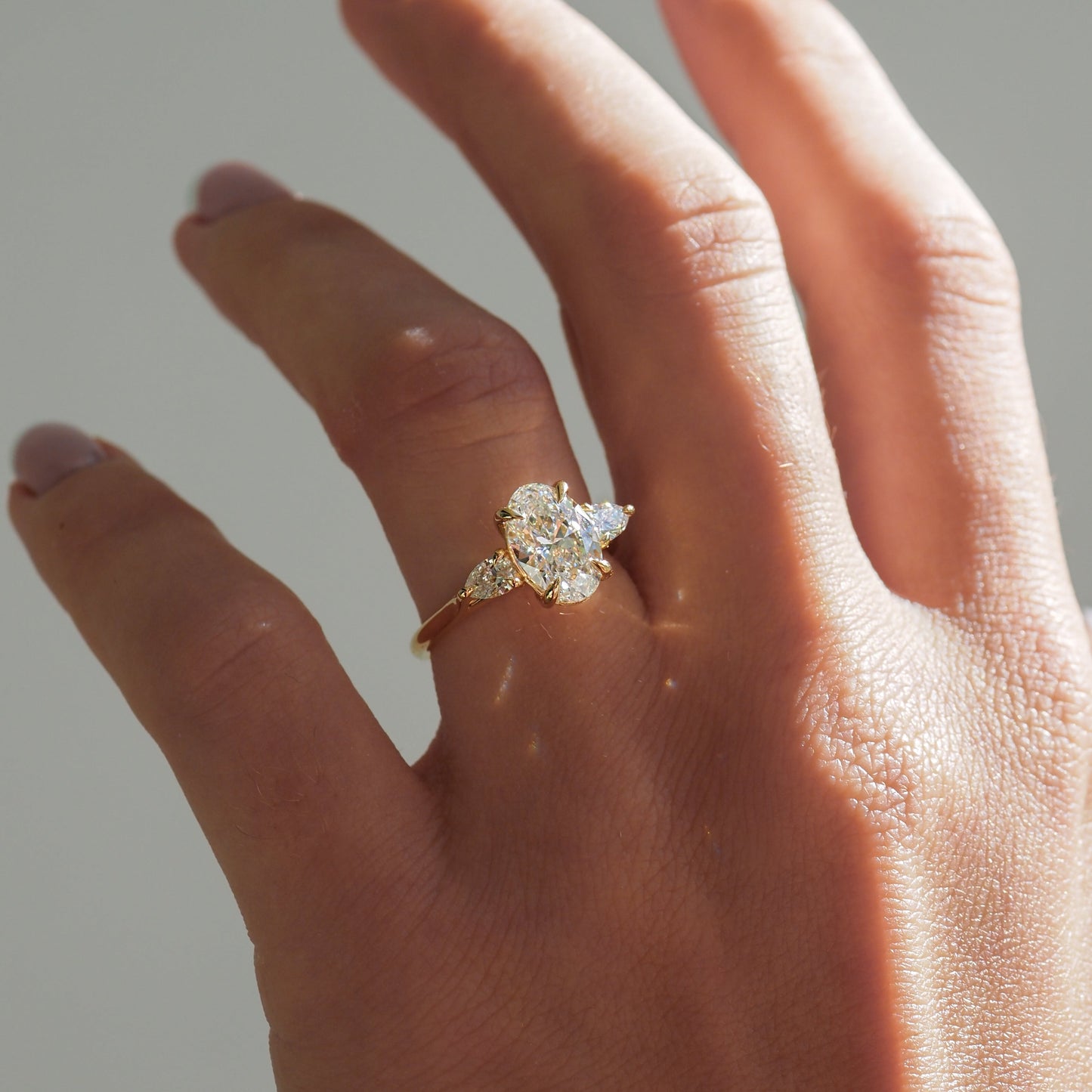 2 CT Emerald Pave Moissanite Engagement Ring
