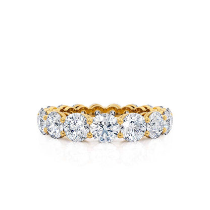 4.25 TCW Round Full Eternity Moissanite Wedding Band