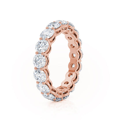 4.25 TCW Round Full Eternity Moissanite Wedding Band