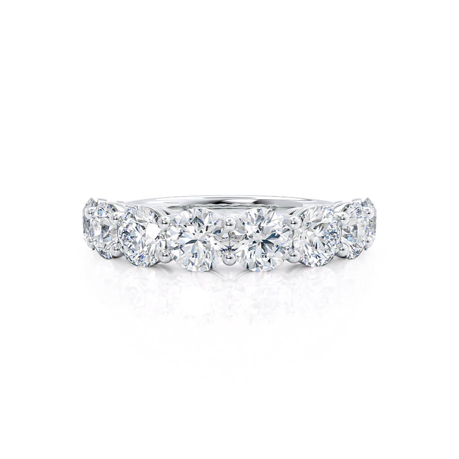 4.25 TCW Round Full Eternity Moissanite Wedding Band