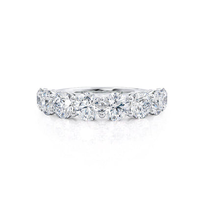 4.25 TCW Round Full Eternity Moissanite Wedding Band