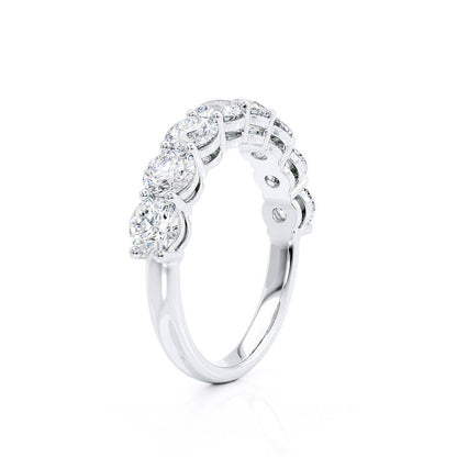 4.25 TCW Round Full Eternity Moissanite Wedding Band