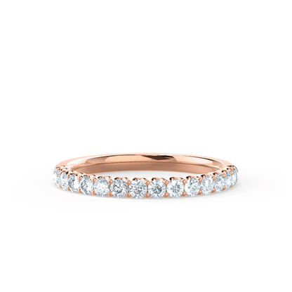 0.44 TCW Round Full Eternity Moissanite Wedding Band
