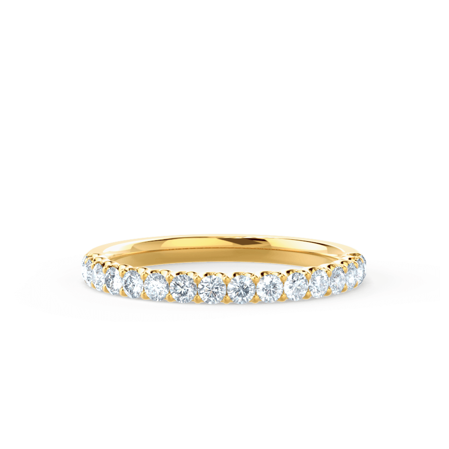 0.44 TCW Round Full Eternity Moissanite Wedding Band