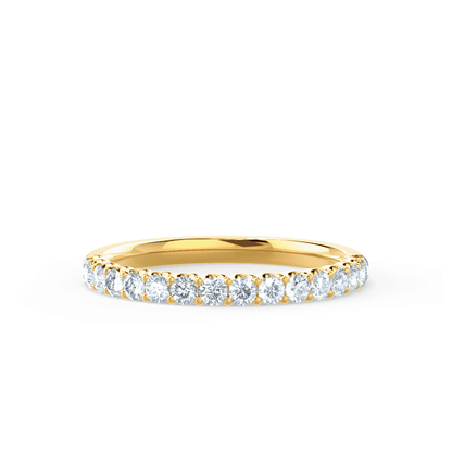 0.44 TCW Round Full Eternity Moissanite Wedding Band