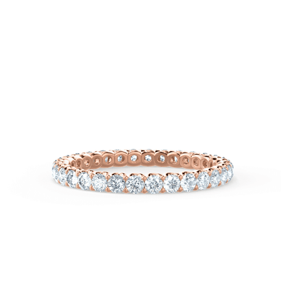 0.44 TCW Round Full Eternity Moissanite Wedding Band