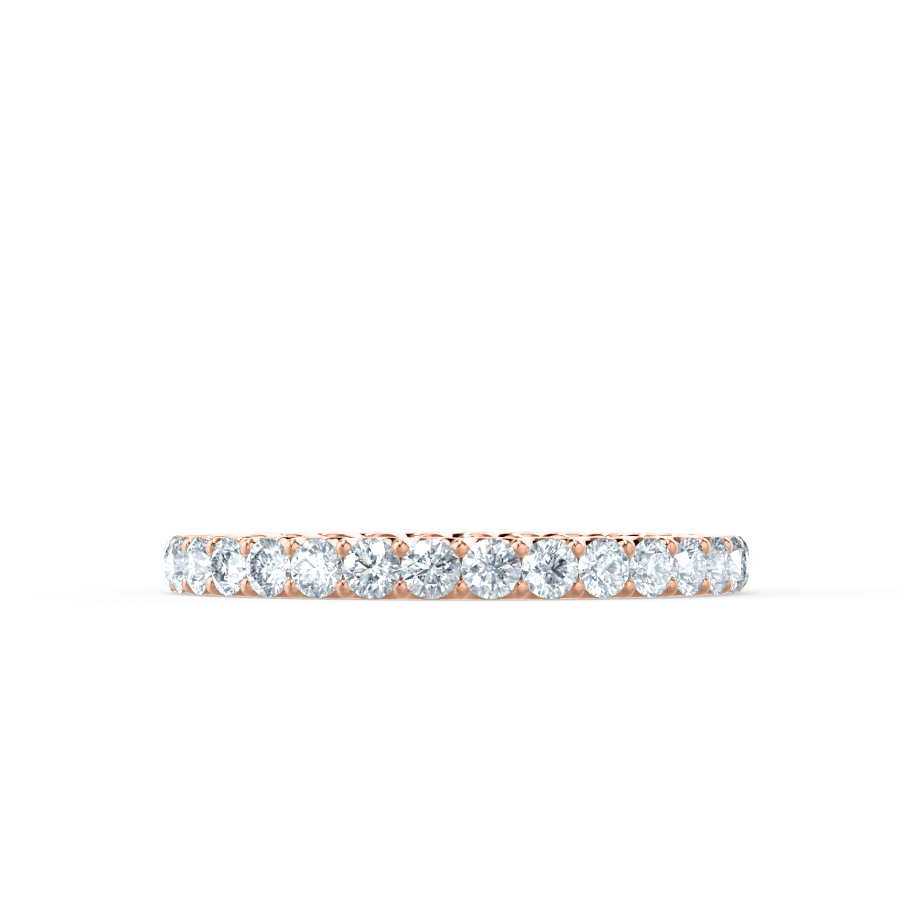 0.44 TCW Round Full Eternity Moissanite Wedding Band