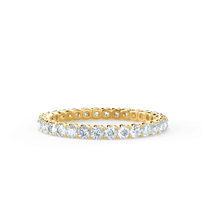 0.44 TCW Round Full Eternity Moissanite Wedding Band