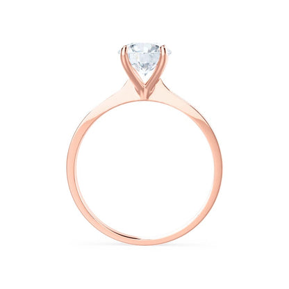 1.5 CT Round Solitaire Moissanite Engagement Ring