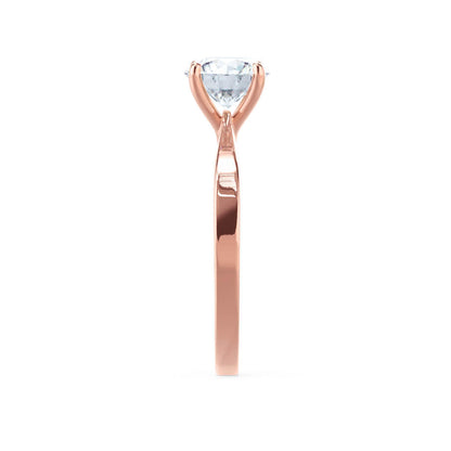 1.5 CT Round Solitaire Moissanite Engagement Ring