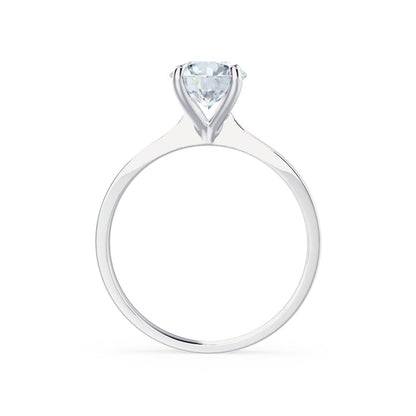 1.5 CT Round Solitaire Moissanite Engagement Ring