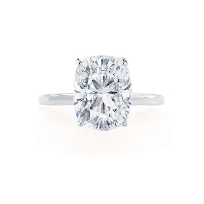 3.34 CT Elongated Cushion Solitaire Moissanite Engagement Ring