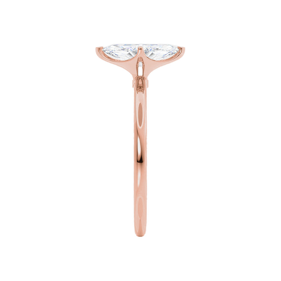 1 CT Marquise Solitaire Moissanite Engagement Ring