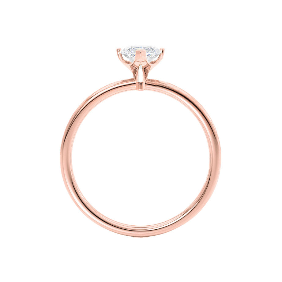 1 CT Marquise Solitaire Moissanite Engagement Ring