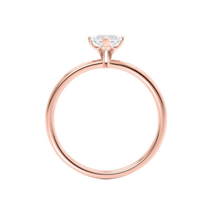 1 CT Marquise Solitaire Moissanite Engagement Ring