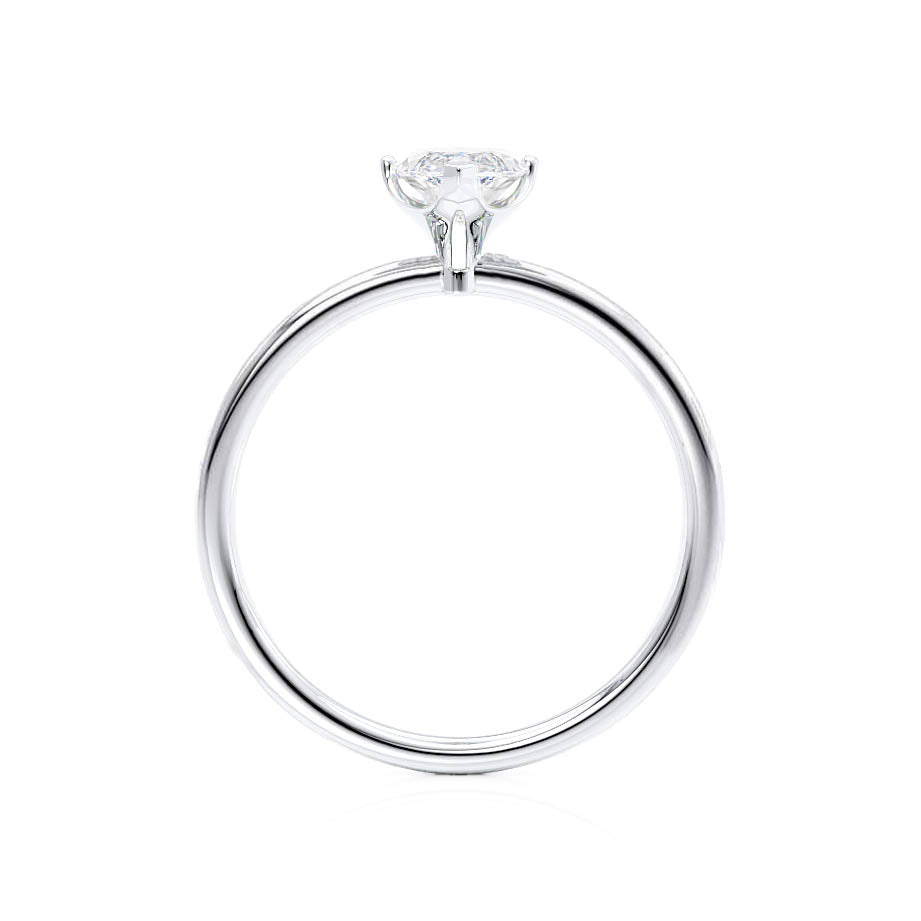 1 CT Marquise Solitaire Moissanite Engagement Ring