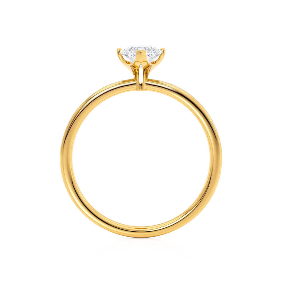 1 CT Marquise Solitaire Moissanite Engagement Ring