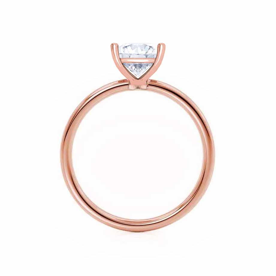 1.5 CT Princess Solitaire Moissanite Engagement Ring