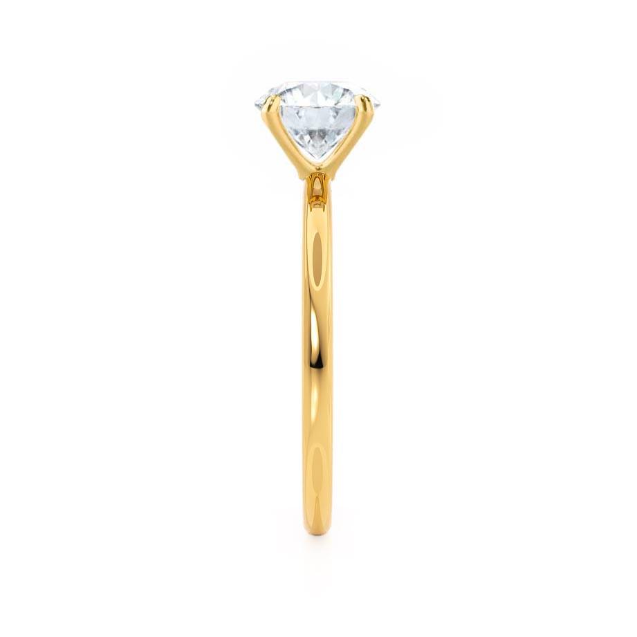 1.5 CT Oval Solitaire Moissanite Engagement Ring