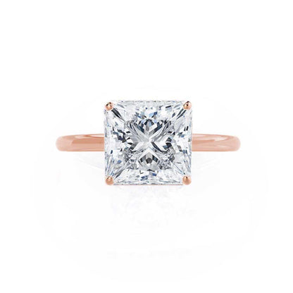 1.5 CT Princess Solitaire Moissanite Engagement Ring