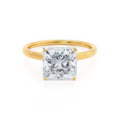 1.2 CT Princess Solitaire Moissanite Engagement Ring