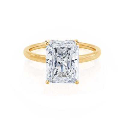 1.2 CT Radiant Solitaire Moissanite Engagement Ring