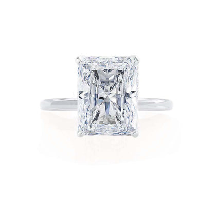 1.2 CT Radiant Solitaire Moissanite Engagement Ring