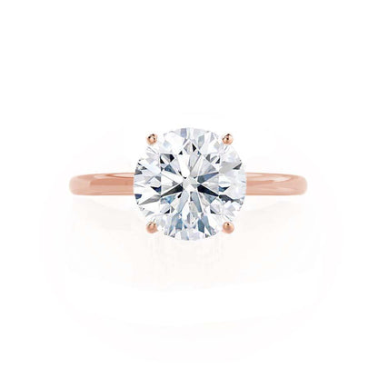 1.2 CT Round Solitaire Moissanite Engagement Ring