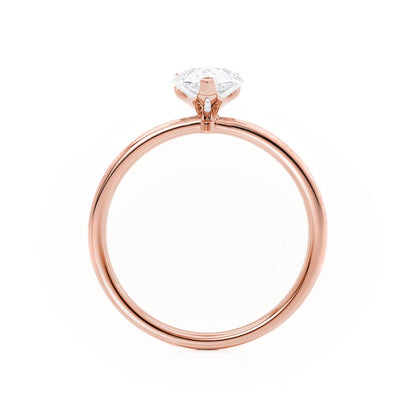 0.94 CT Pear Solitaire Moissanite Engagement Ring