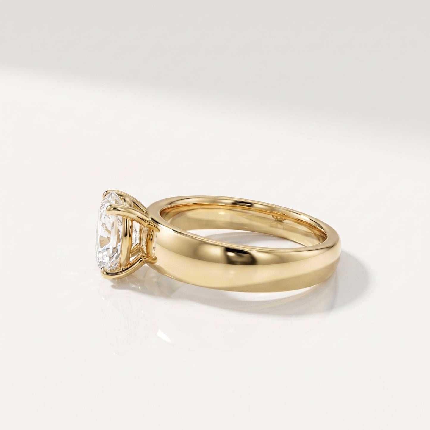 2 CT Marquise Pave Lab Grown Engagement Ring