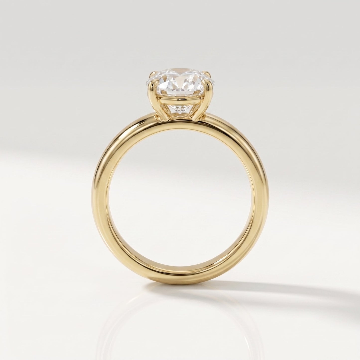 2 CT Marquise Pave Lab Grown Engagement Ring