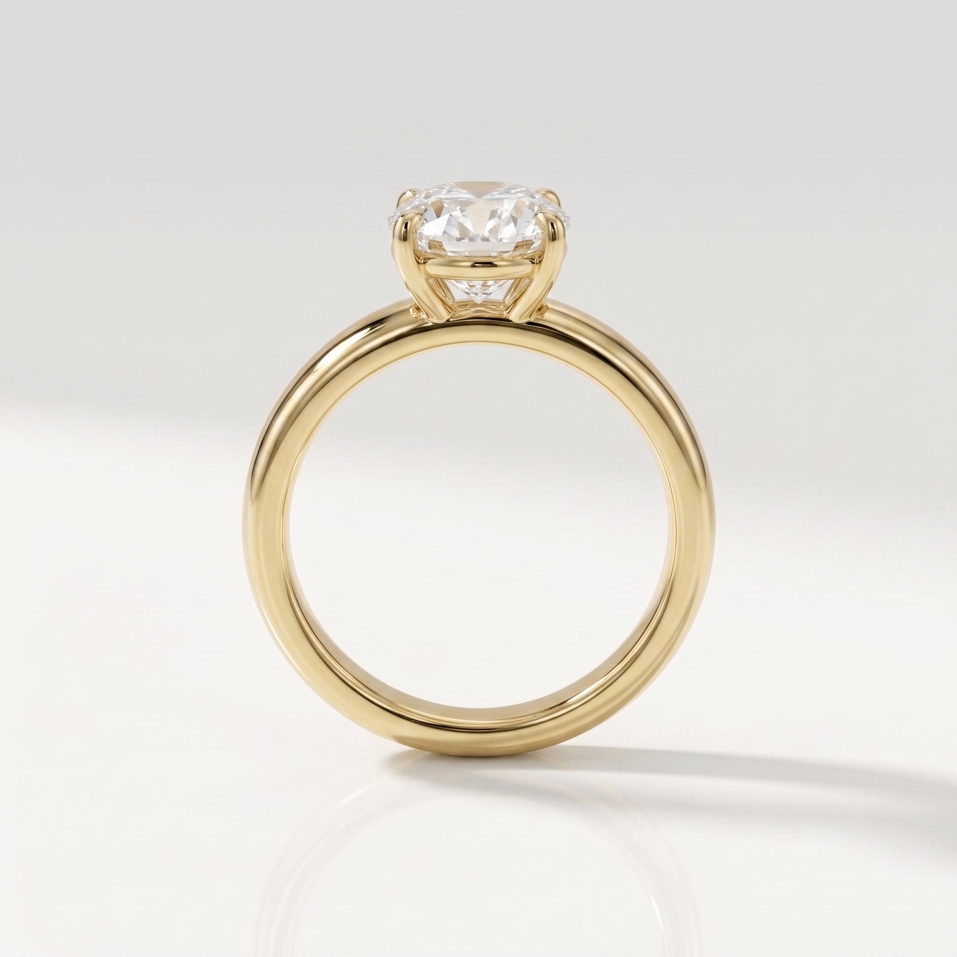 2 CT Marquise Pave Lab Grown Engagement Ring
