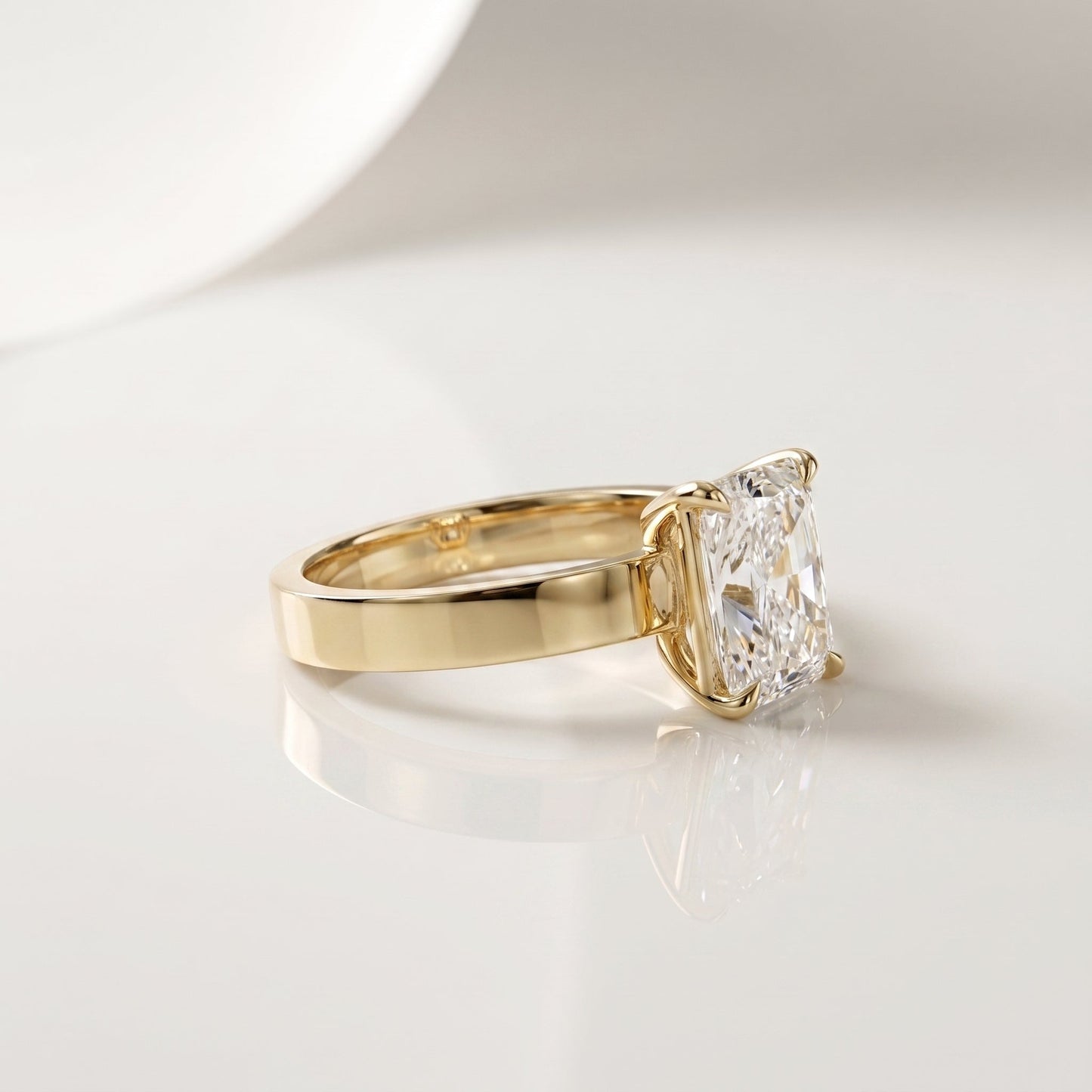 2 CT Marquise Pave Lab Grown Engagement Ring