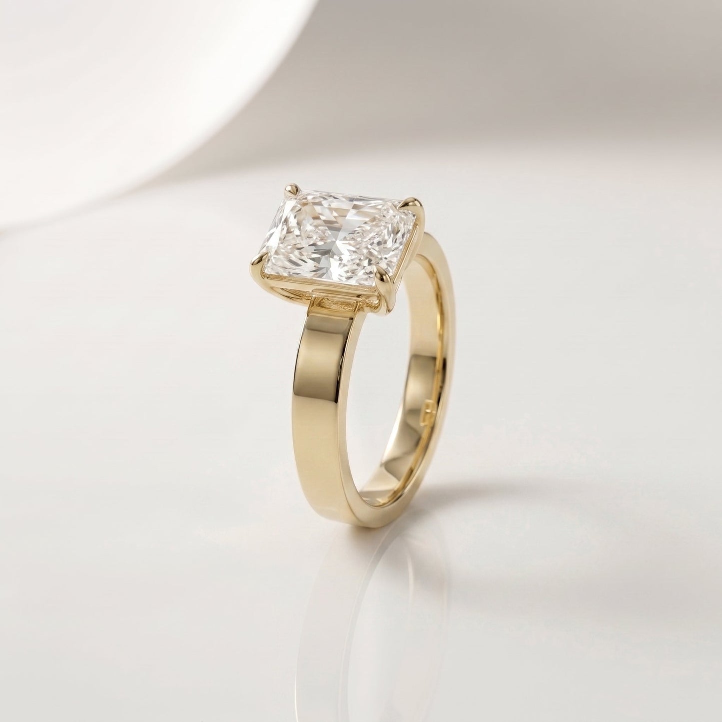 2 CT Marquise Pave Lab Grown Engagement Ring