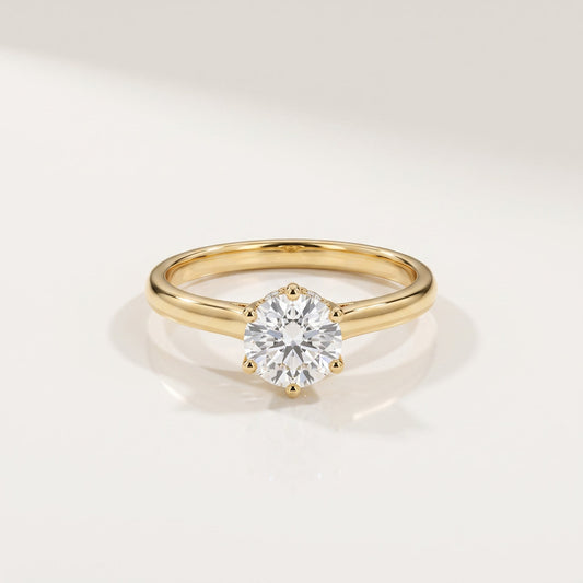 2 CT Marquise Pave Lab Grown Engagement Ring