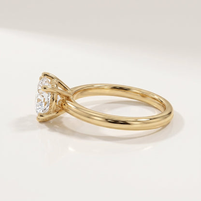 2 CT Marquise Pave Lab Grown Engagement Ring