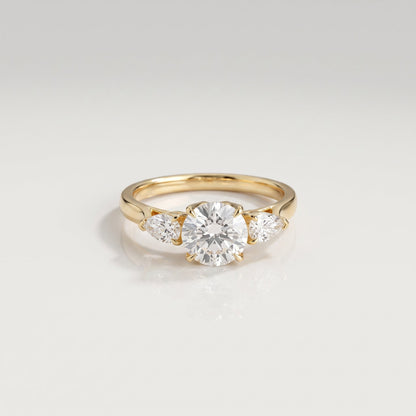 2 CT Marquise Pave Lab Grown Engagement Ring