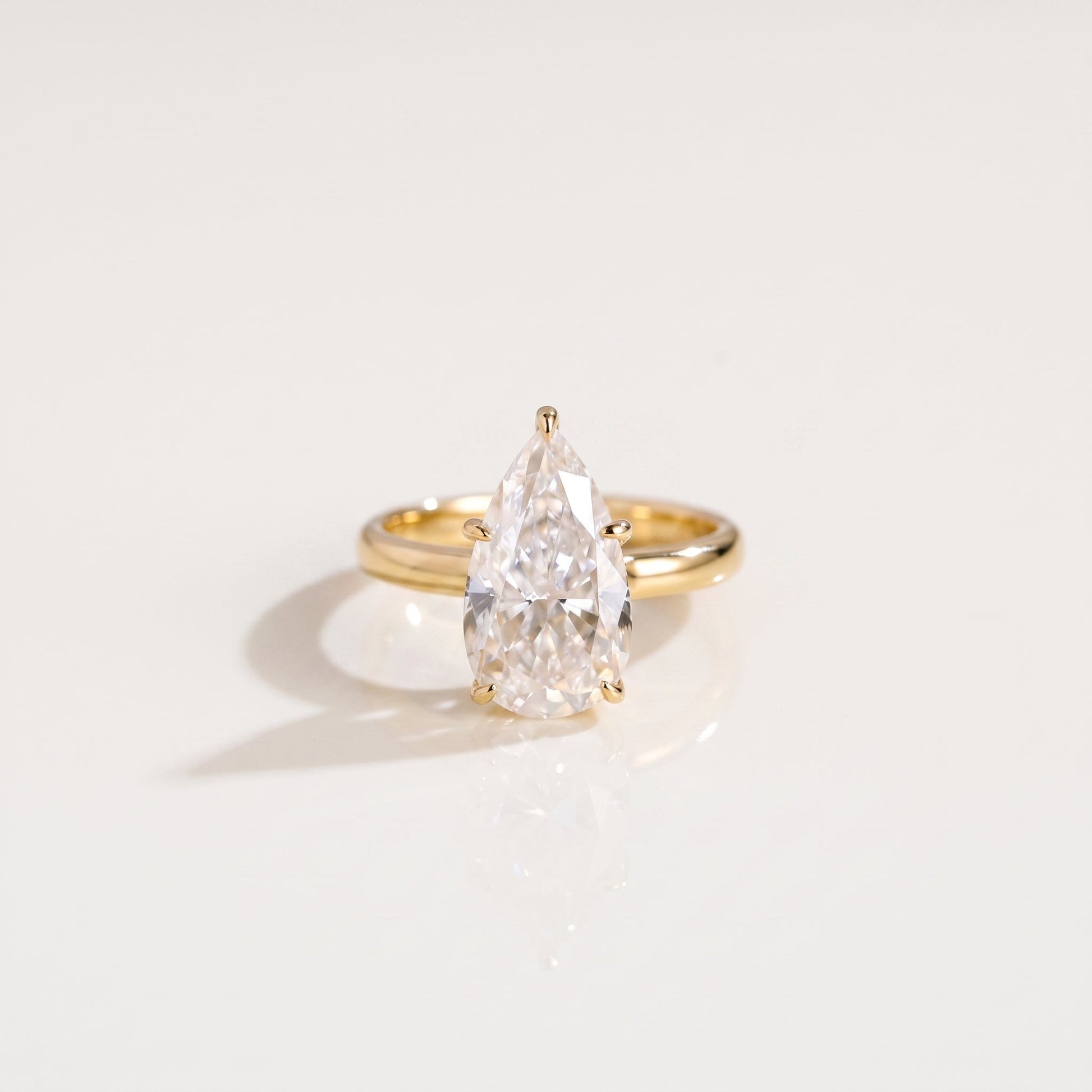 2 CT Marquise Pave Lab Grown Engagement Ring