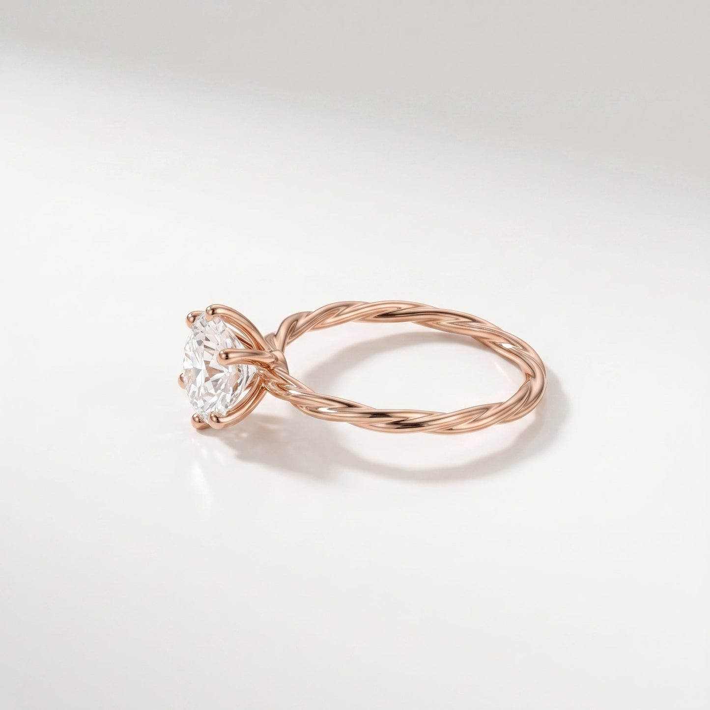 2 CT Marquise Pave Lab Grown Engagement Ring