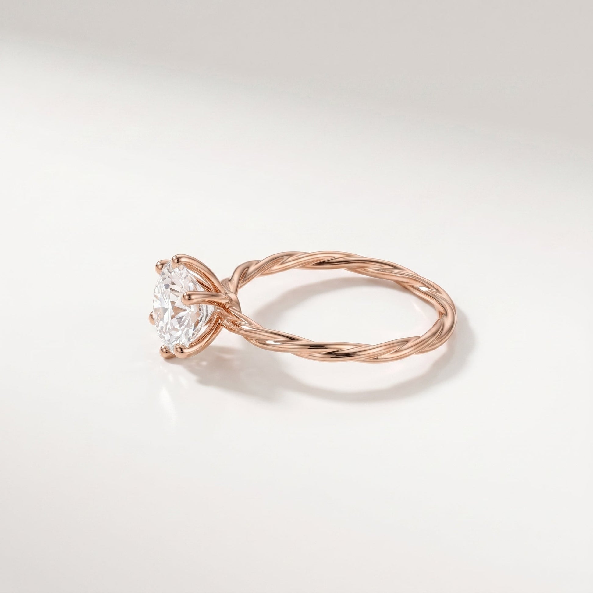 2 CT Marquise Pave Lab Grown Engagement Ring